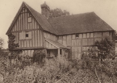 Horseshoe House, Beckley, Sussex (čb fotografie) od William Galsworthy Davie