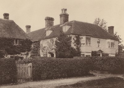Market Cross House, Hawkhurst, Kent (čb fotografie) od William Galsworthy Davie