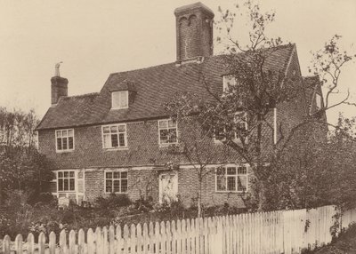 Farma Swiggshole, Horsmonden, Kent (čb fotografie) od William Galsworthy Davie