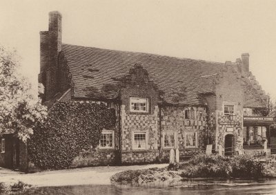 Pošta, Wickhambreaux, Kent (čb fotografie) od William Galsworthy Davie