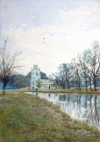 Kostel svatého Jakuba, Hemingford Grey od William Garden Fraser