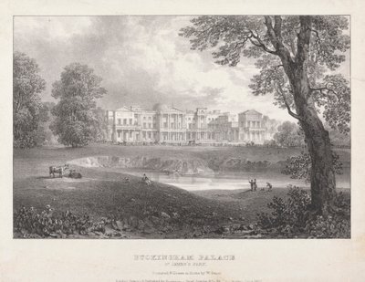 Buckinghamský palác od William Gauci