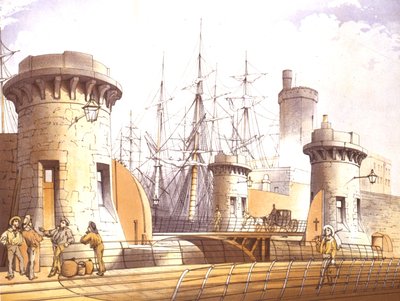 Stanley Dock Gates, 1864 od William Gavin Herdman