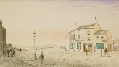 Victoria Road, Bootle (pero a inkoust a wc na papíře) od William Gavin Herdman