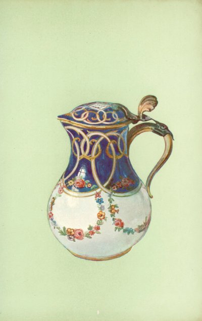 Džbán, Sevres, královská modř (barva lito) od William Gibb