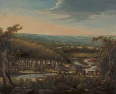 Eli Whitney Gun Factory, verso: Kovářský kůň od William Giles Munson