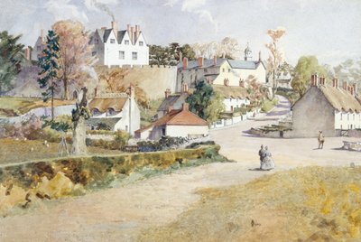 Hrad St. Fagans (akvarel) od William Grant Murray