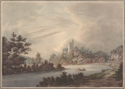 Krajina, hrad u řeky od William Green