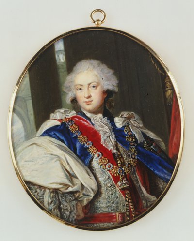 H.R.H. Frederick, Duke Of York, Three Quarter Length, Full Face, Wearing The Regalia Of The Order Of The Garter od William Grimaldi