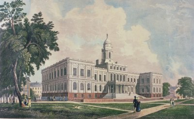 Radnice, ryl, tiskl a koloroval I. Hill, 1826 od William Guy Wall