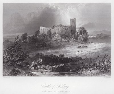 Hrad Spielberg (rytina) od William H. Bartlett