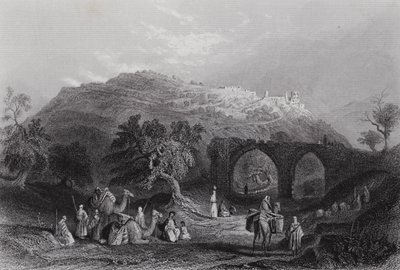 The Hill of Samaria (rytina) od William H. Bartlett