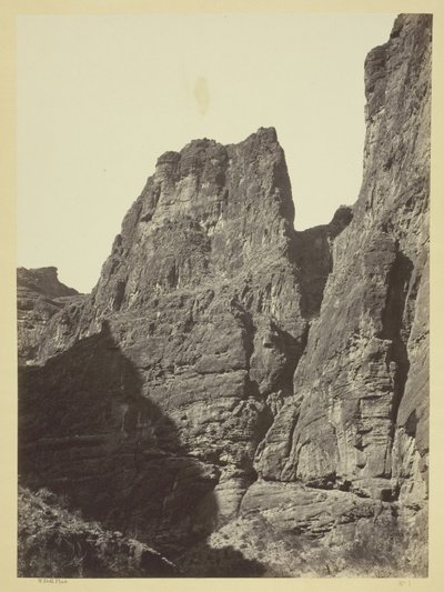 Kaňon Kanab Wash, řeka Colorado, pohled na jih od William H. Bell