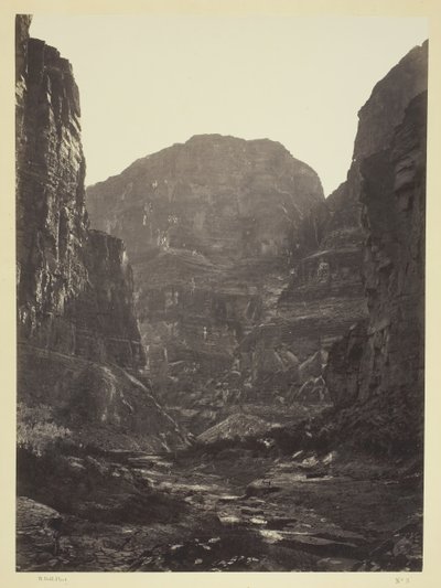 Kaňon Kanab Wash, Colorado River, Pohled na jih, 1872. od William H. Bell