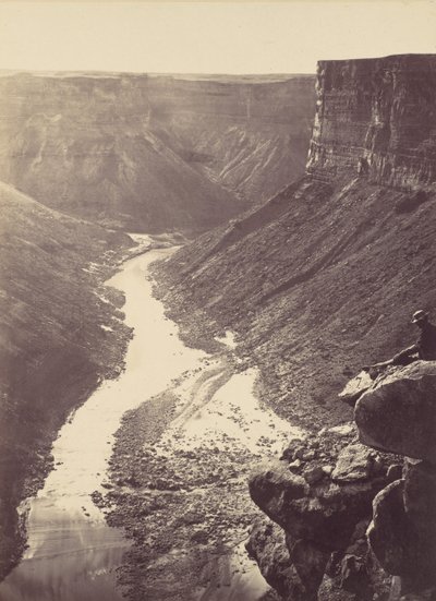 Grand Canyon, Colorado River, Near Paria Creek, Looking West, 1872. od William H. Bell