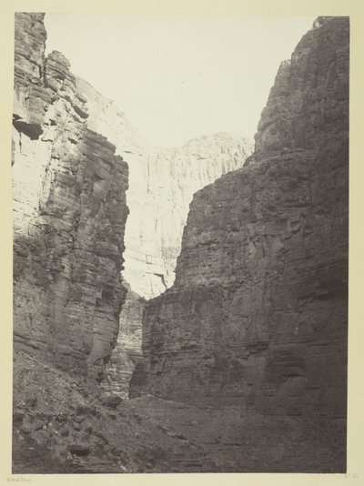 Vápencové stěny Kanab Wash, řeka Colorado od William H. Bell