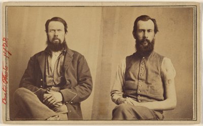 [Dvě neidentifikované oběti občanské války sedí] od William H. Bell