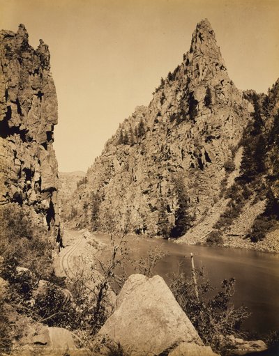 Currecanti Needle, Black Cañon of the Gunnison od William H. Jackson