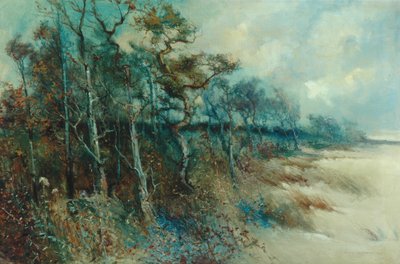 Stromy v písčité krajině, Heysham, 1915 od William H. Parkinson