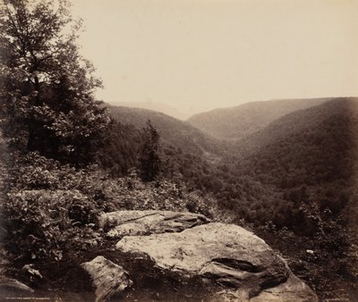 Cliff View, Summit of Alleghenies od William H. Rau