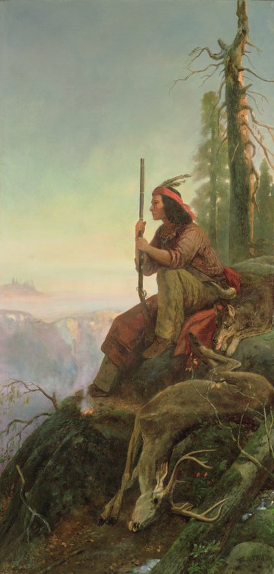Signální oheň, 1880 od William Hahn