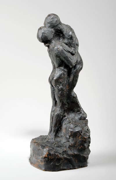 Maquette for The Kiss, c.1916 (malovaná omítka) (viz také 440230) od William Hamo Thornycroft