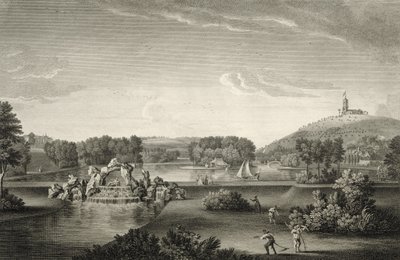 West Wycombe Park, vyrytý William Woollett (1735-85) od William Hannan