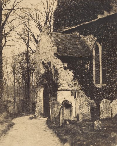 Church Porch, Earlham, poblíž Norwich, 1857. od William Harcourt Ranking