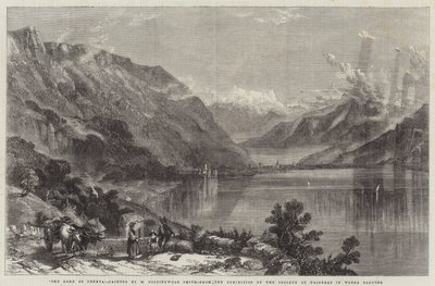 Ženevské jezero od William Harding Collingwood Smith
