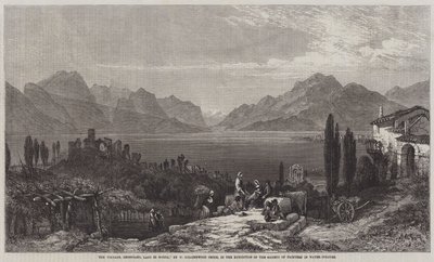 Vintage, Desenzano, jezero Garda od William Harding Collingwood-Smith