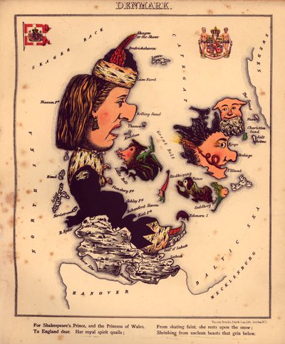 Zeměpisná legrace - humorné nástiny různých zemí s úvodem a popisnými řádky LOC 84675540-16 od William Harvey