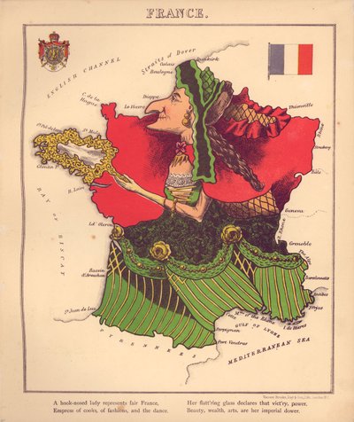 Zeměpisná legrace - humorné nástiny různých zemí s úvodem a popisnými řádky LOC 84675540-10 od William Harvey