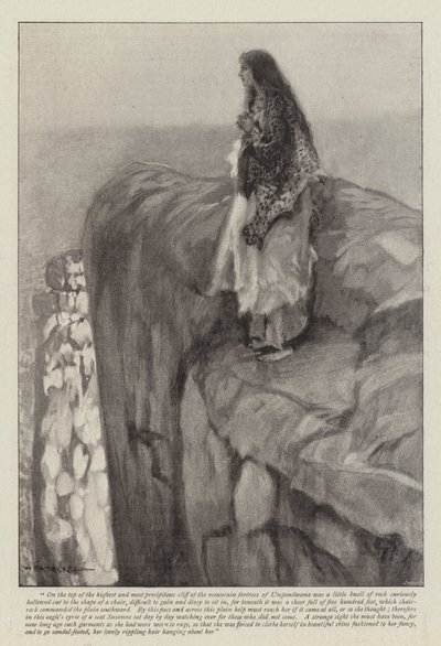 Ilustrace pro Swallow, A Tale of the Great Trek, od H Ridera Haggarda od William Hatherell