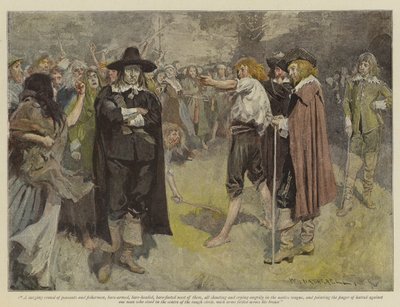 Ilustrace pro The Vengeance of Dungarvan, E Lester Arnold (chromolitho) od William Hatherell