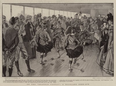 Na hradě Braemar, Highland Send-off od William Hatherell