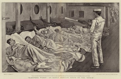 Sleepers, Wake!, Scéna z časného rána na Ophiru od William Hatherell