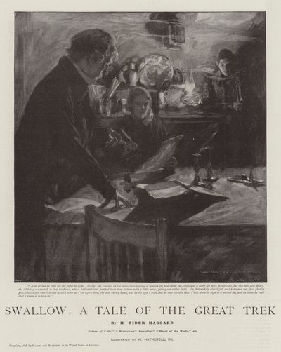 Vlaštovka, Příběh velkého putování od William Hatherell