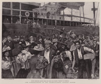 Zahájení transatlantické turistické sezóny od William Hatherell