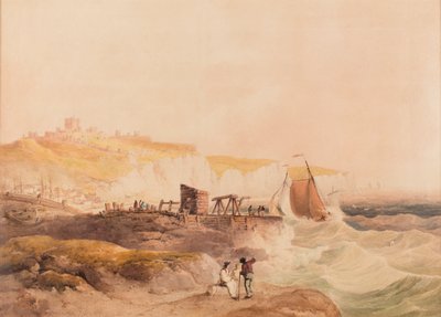 Dover, datum neznámé (akvarel a tužka na papíře) od William Havell