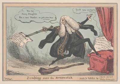 Skákání přes koště - Measter be Yorkshire taky, 1830 od William Heath
