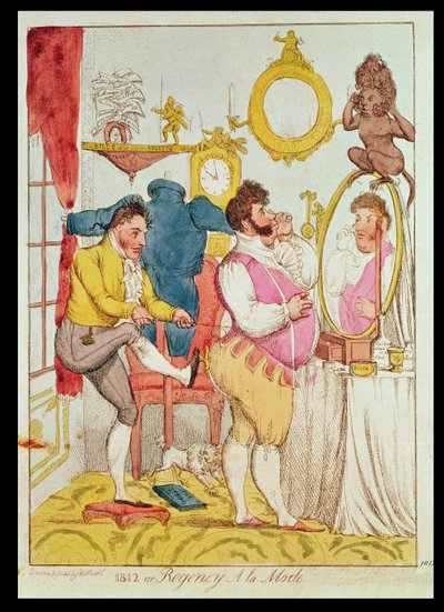 Regency a la Mode, karikatura od William Heath