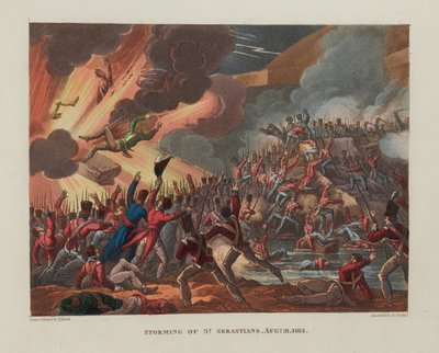Bouře svatého Šebestiána, 31. srpna 1813?, 1818 od William Heath