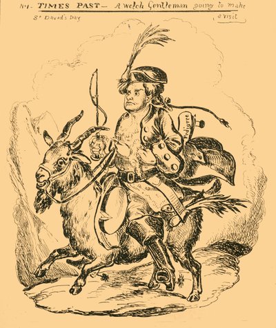 Times Past - Welch Gentleman chystá návštěvu, 1830. od William Heath