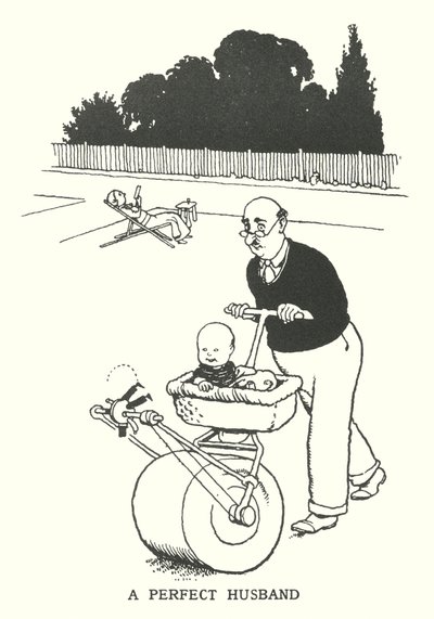 Dokonalý manžel (litho) od William Heath Robinson