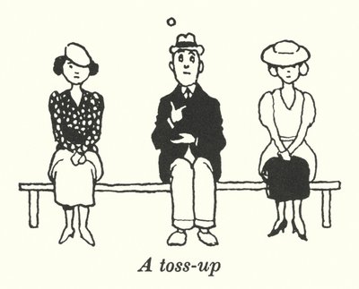 toss-up (litho) od William Heath Robinson