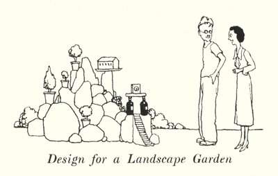 Design pro krajinnou zahradu (litho) od William Heath Robinson
