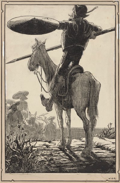 Don Quijote od William Heath Robinson