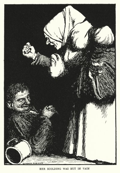 Její napomínání bylo ale marné (litho) od William Heath Robinson