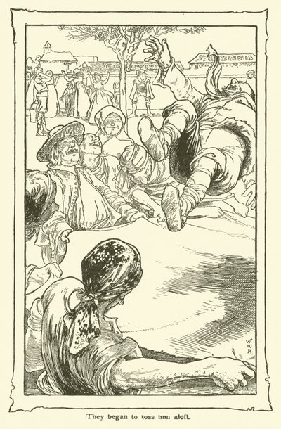 Ilustrace pro Dona Quijota (litho) od William Heath Robinson