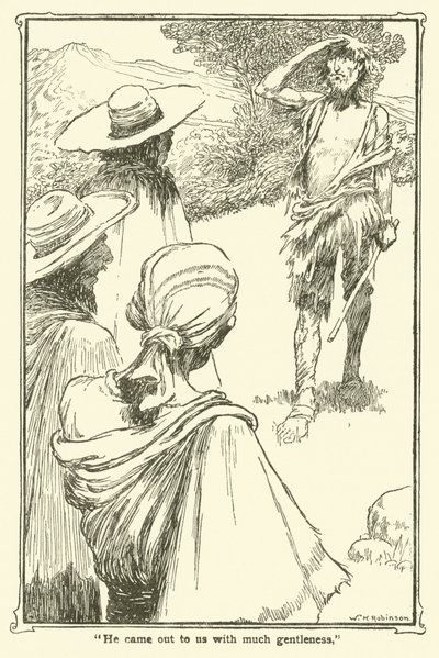 Ilustrace pro Dona Quijota (litho) od William Heath Robinson